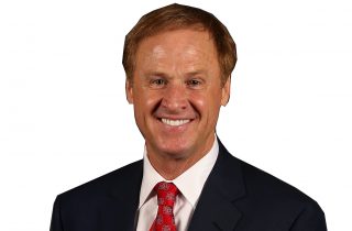 CHARLOTTE, NC - FEBRUARY 08:  Former NASCAR driver and inductee, Rusty Wallace, poses for a portrait at the NASCAR Hall of Fame on February 8, 2013 in Charlotte, North Carolina.  (Photo by Streeter Lecka/NASCAR) *** Local Caption *** Rusty Wallace