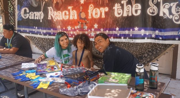 Visit The Seany Foundation helps more kids at Camp Reach for the Sky page