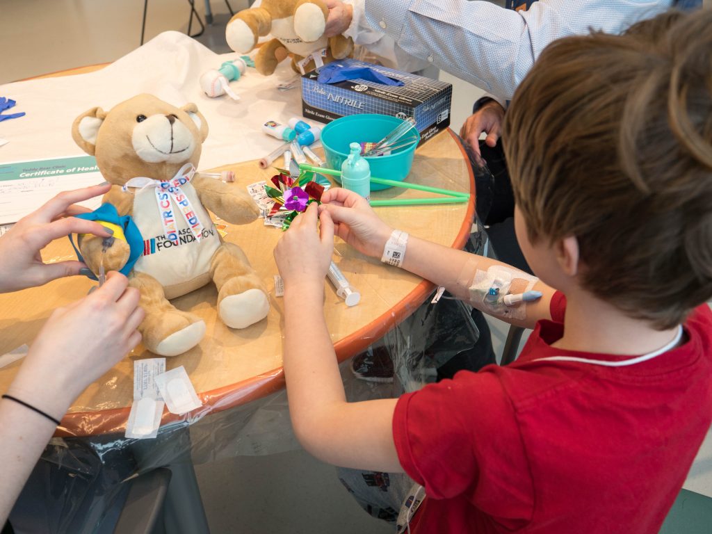 Speedy Bear Getting An Iv