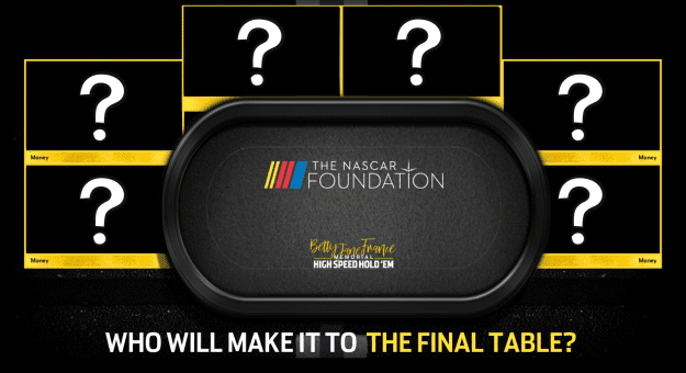 Visit Virtual High Speed Hold ‘Em Poker Tournament Final Table Streamed on  NASCAR’s YouTube Channel January 22 page