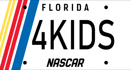 The NASCAR License Plate in Florida benefits The NASCAR Foundation