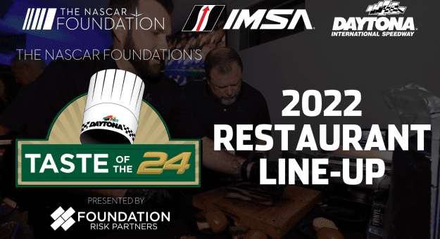 Visit The NASCAR Foundation Announces Restaurant Line-up for 2022’s Taste of the 24 Culinary Event page