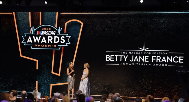 Visit NASCAR Fan Kate O’Neal Wins 2025 Betty Jane France Humanitarian Award page